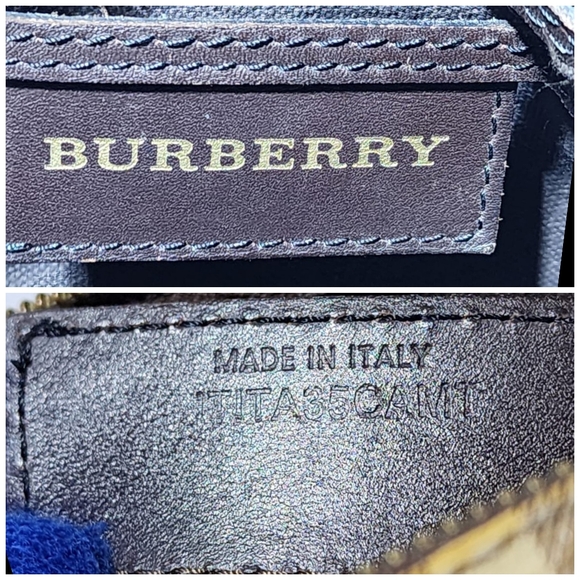 BURBERRY Nova Check Coated Canvas Shoulder Bag Beige/Black - Picture 4 of 16